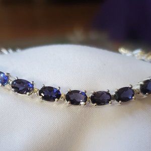 Iolite Tennis Bracelet